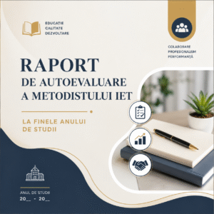 Raport de autoevaluare a metodistului din IET cod.AA0060VI
