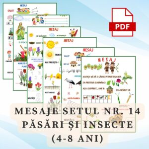 Mesaje Păsări și insecte (4-8 ani) Cod.FL0078VI