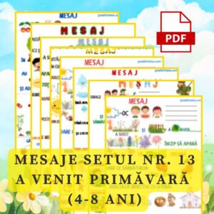 Mesaje A venit Primăvara  (4-8 ani) Cod.FL0077VI