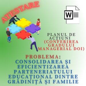 Plan de acțiuni Nr. 3, Conferire grad managerial doi, cod.AA0059VI
