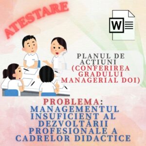 Plan de acțiuni Nr. 1, Conferire grad managerial doi, cod.AA0057VI