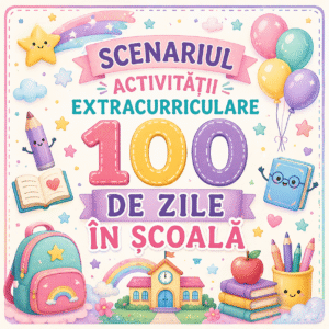 Scenariu serbare „100 de zile în școală” (7-8 ani), cod.PE0087VI