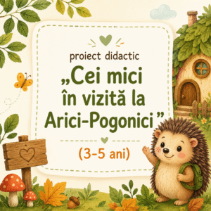 Proiect didactic „Cei mici în vizită la Arici-Pogonici ” (3-5ani) cod.PD0139VI