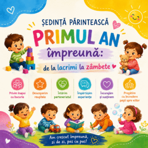 Ședință părintească „Primul an împreună: de la lacrimi la zâmbete”, cod.PD0140VI