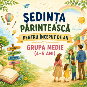 Ședință părintească „Un nou an educațional – o nouă călătorie împreună”, cod.PD0139VI